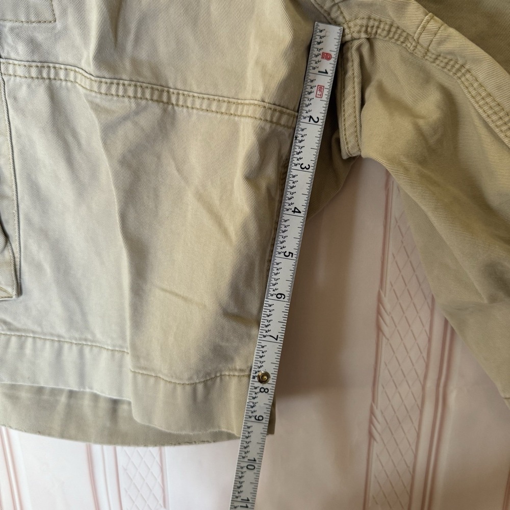 Polo Ralph Lauren Mens Size 34 Khaki Beige Classic Chino Cargo Shorts Utility - Picture 7 of 11
